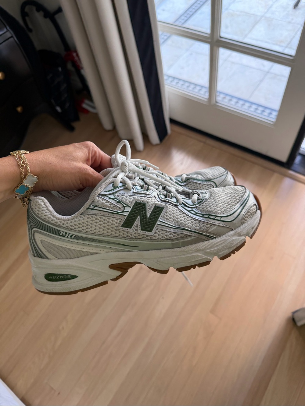 New Balance 740 green/ gray size 10 - Picture 10 of 10